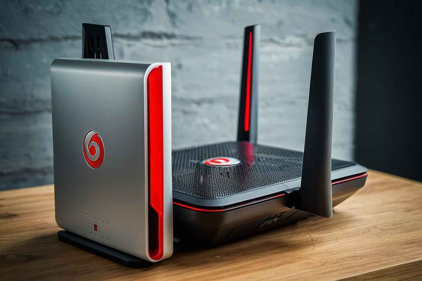 vodafone router internet blinkt rot